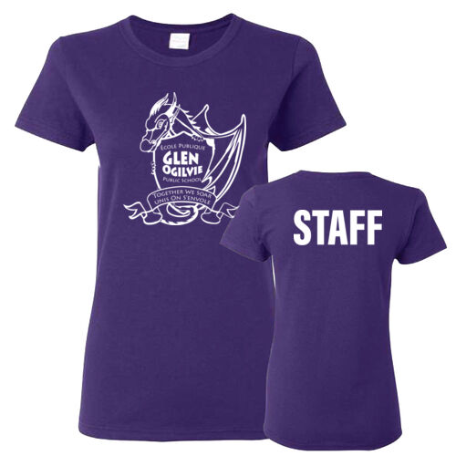 Gildan Women's Glen Ogilvie Staff Printed T-Shirt Thumbnail