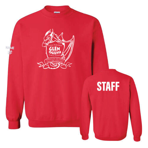Gildan Unisex Glen Ogilvie Staff Printed Crewneck Thumbnail