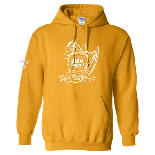 Gildan Unisex Glen Ogilvie Staff Printed Hoodie Thumbnail