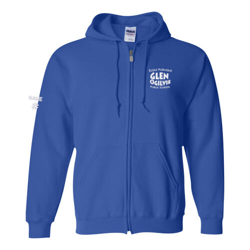 Gildan Unisex Glen Ogilvie Staff Embroidered Full Zip Thumbnail